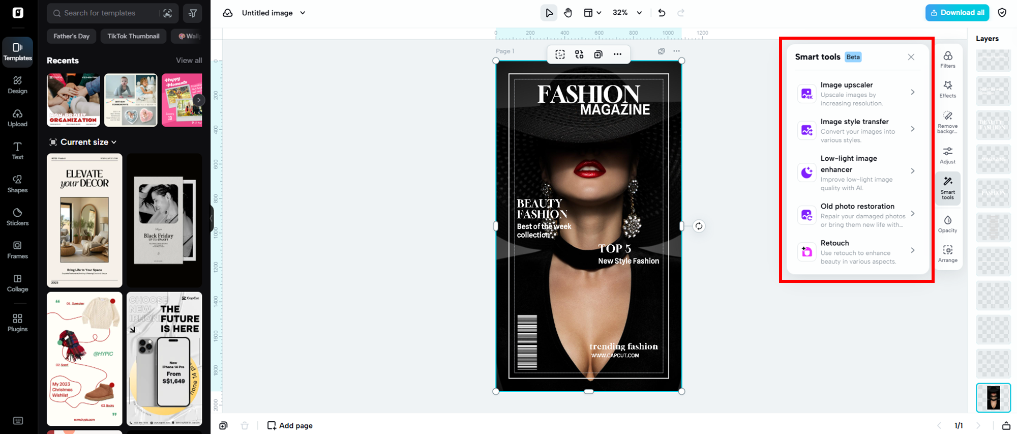 Fine-tine your magazine creation