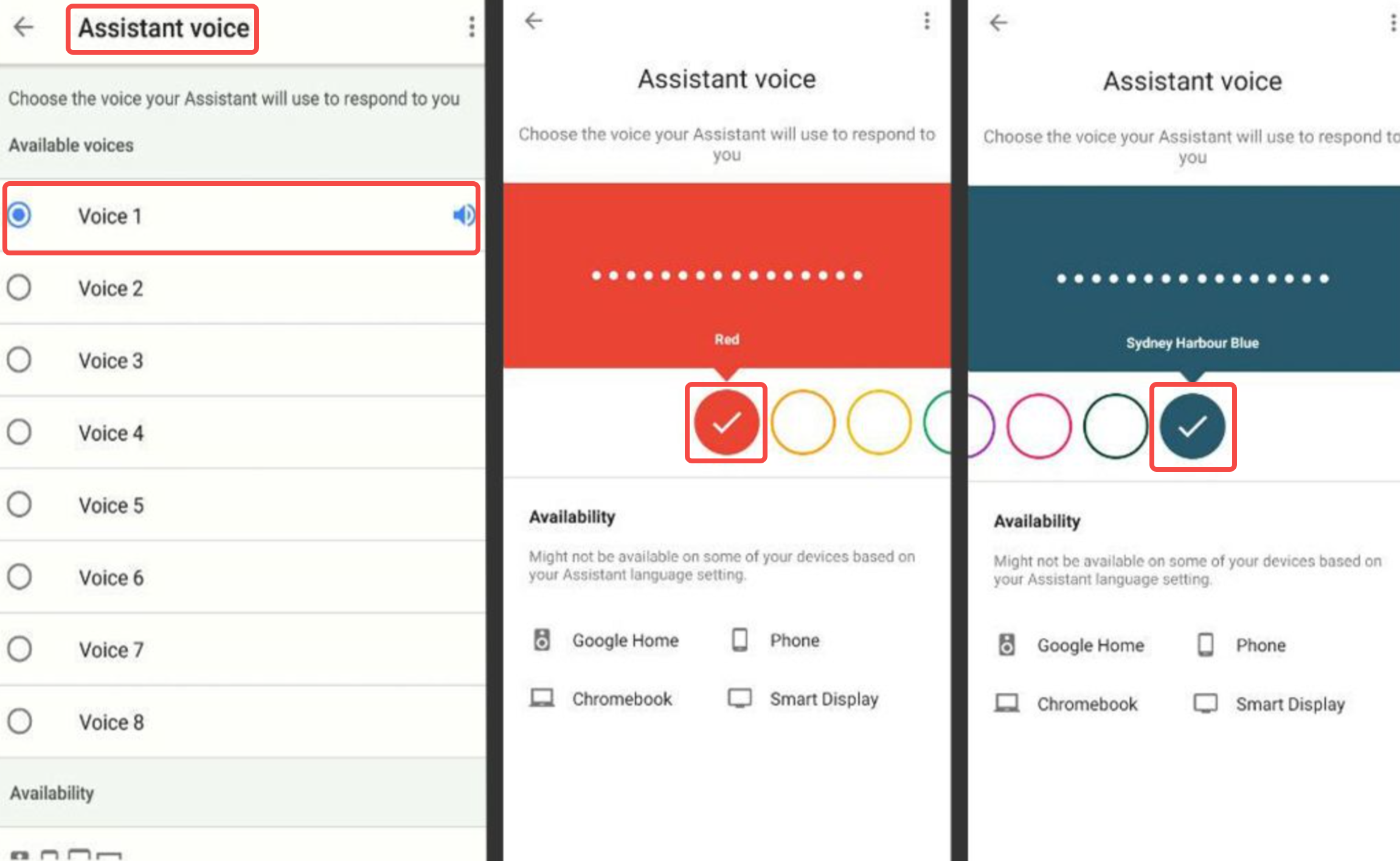 An easy way to change Google Assistant voice on Android