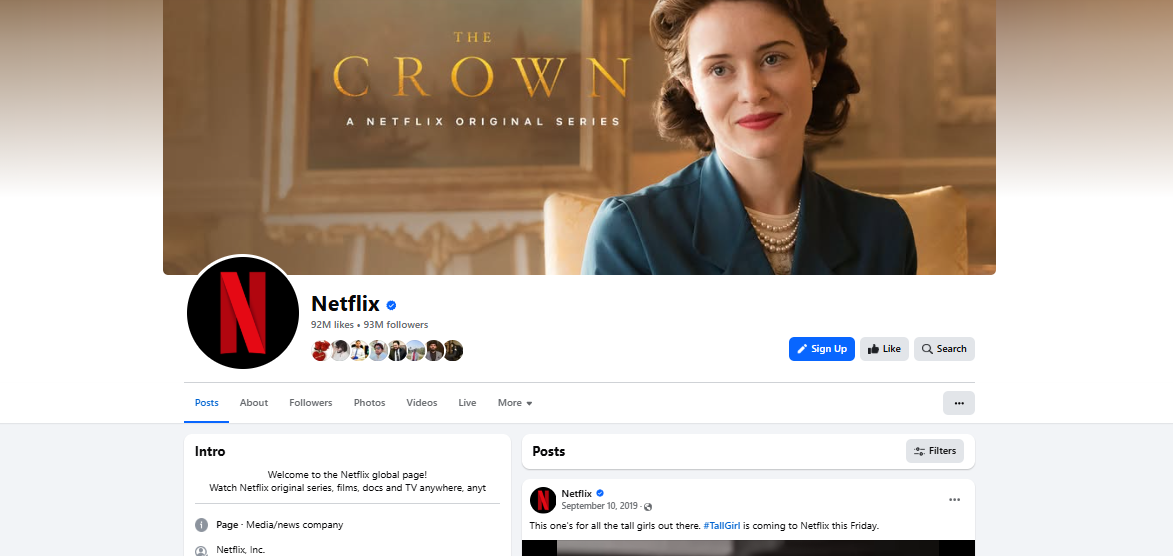 Маркетинговый пример Neflix