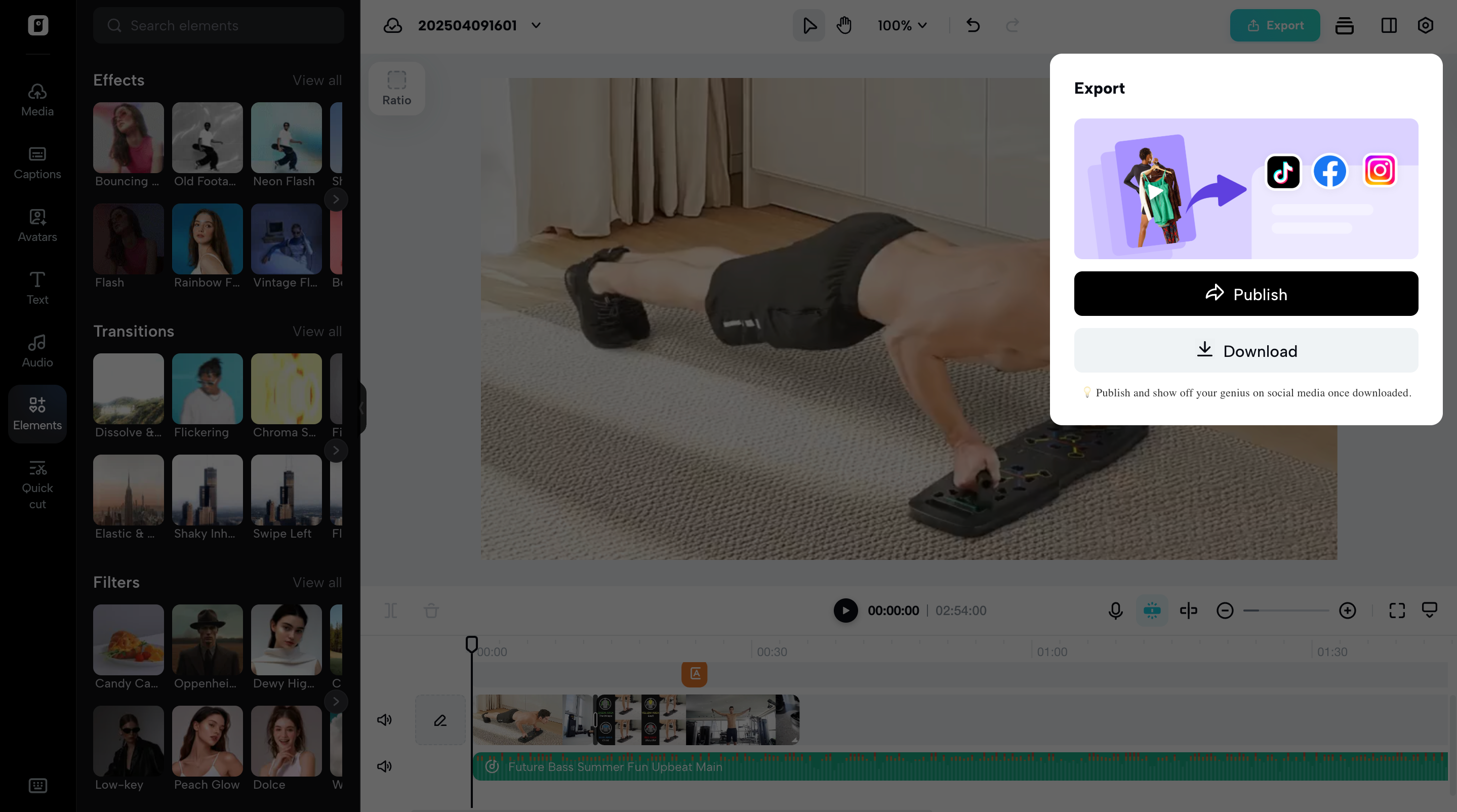 Xuất video của bạn