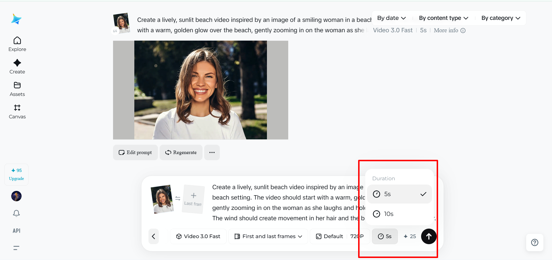 Utöka videon när du har skapat en video från foton