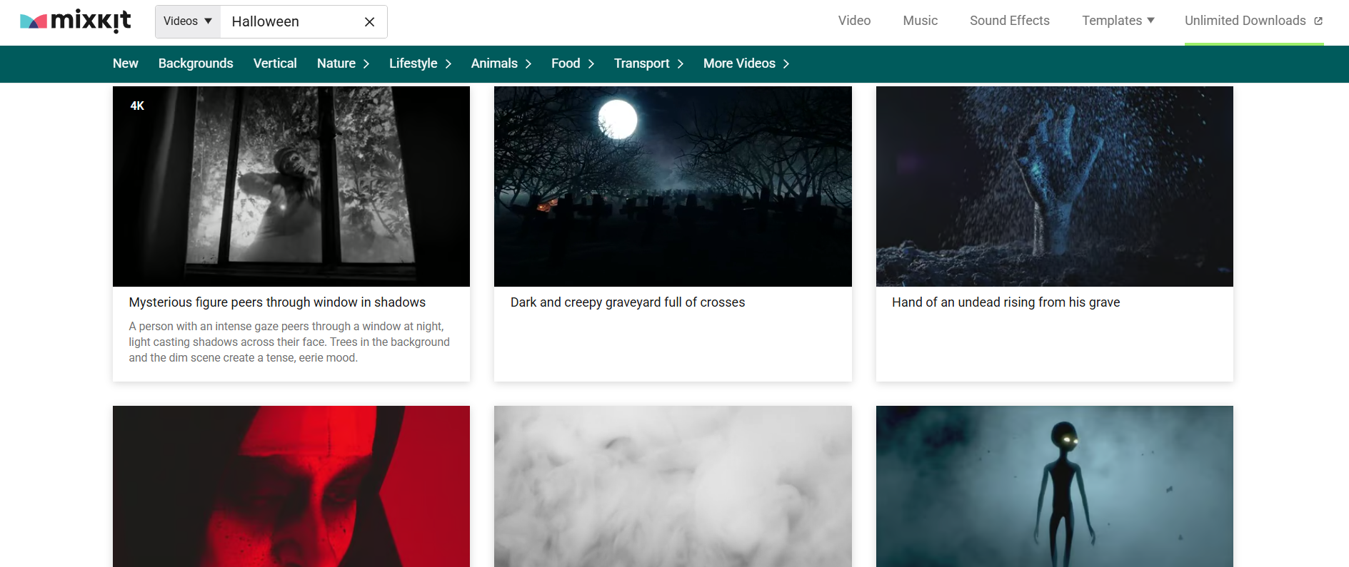 Mixkit royalty-free videos