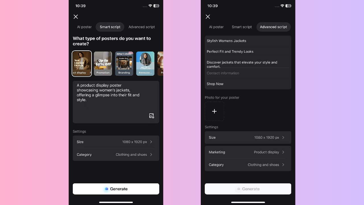 Leverage Smart script or Advanced script