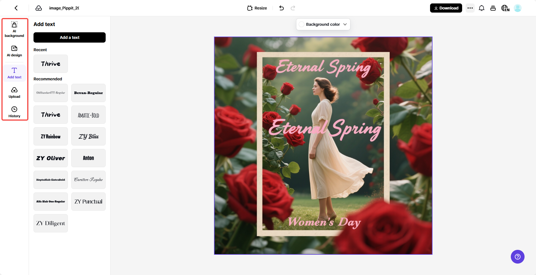 Refine & polish your poster