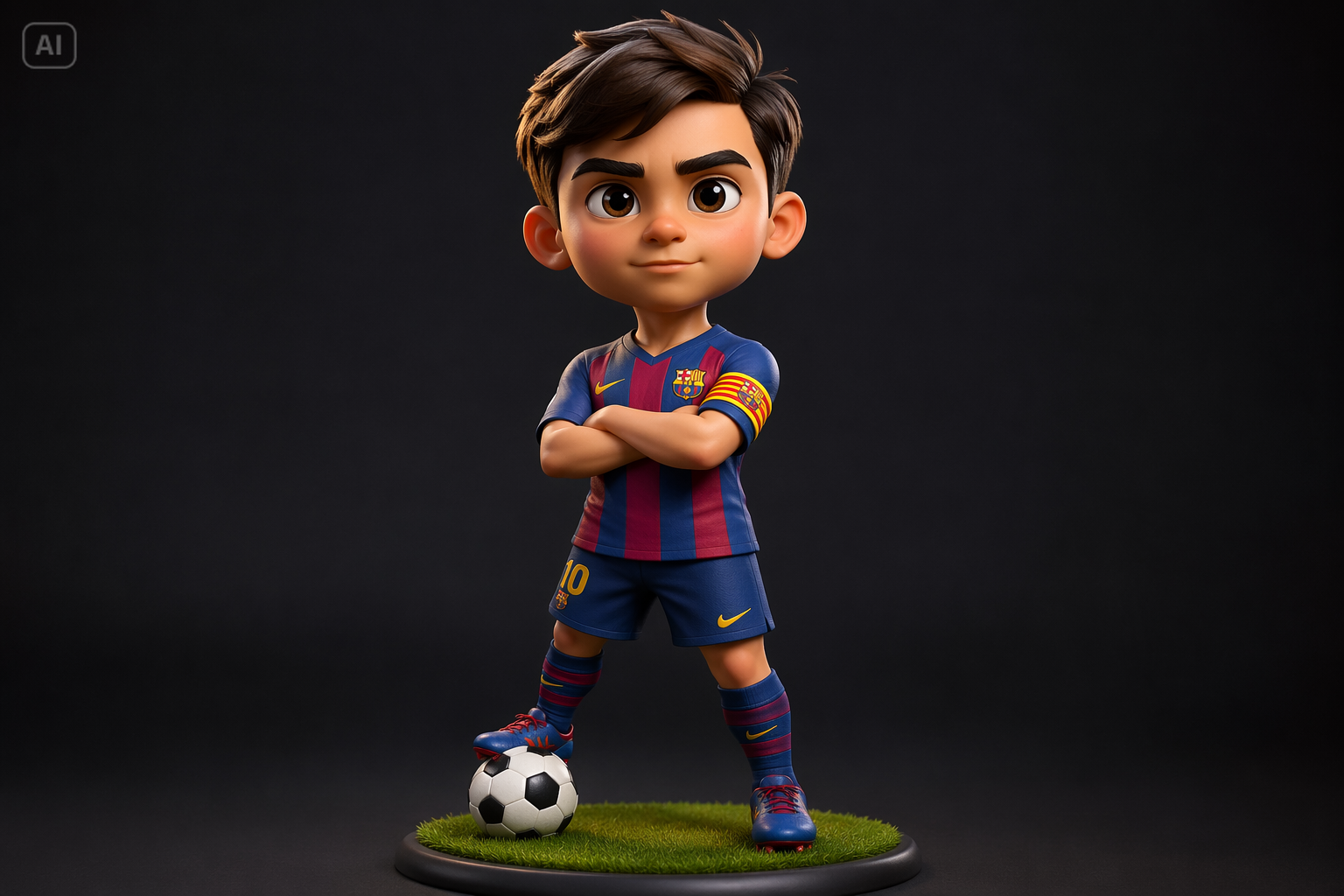 เครื่องกำเนิดอวตารฟุตบอล AI จากพรอมต์ภาพถ่าย