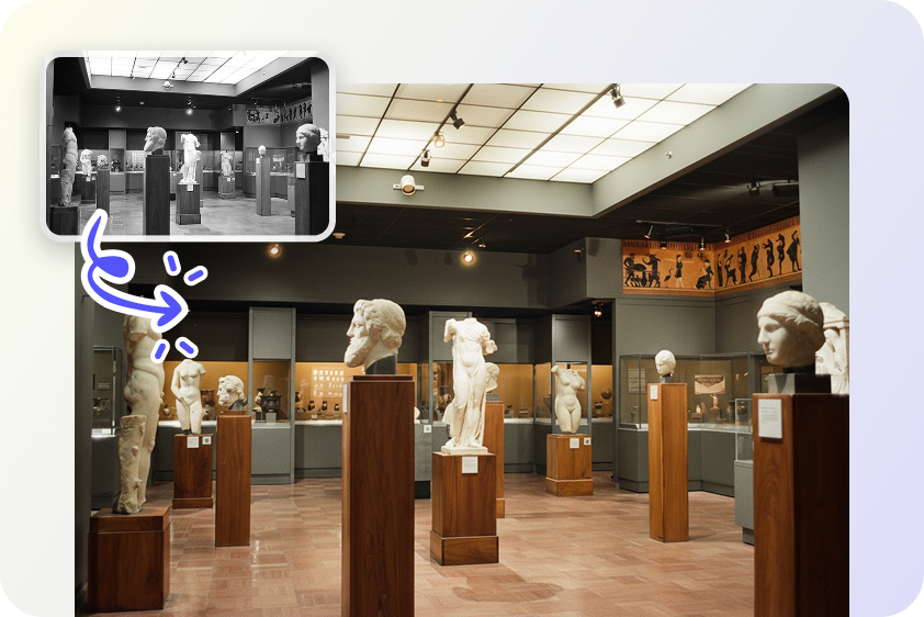 Colored archive photo showing cultural traditions.