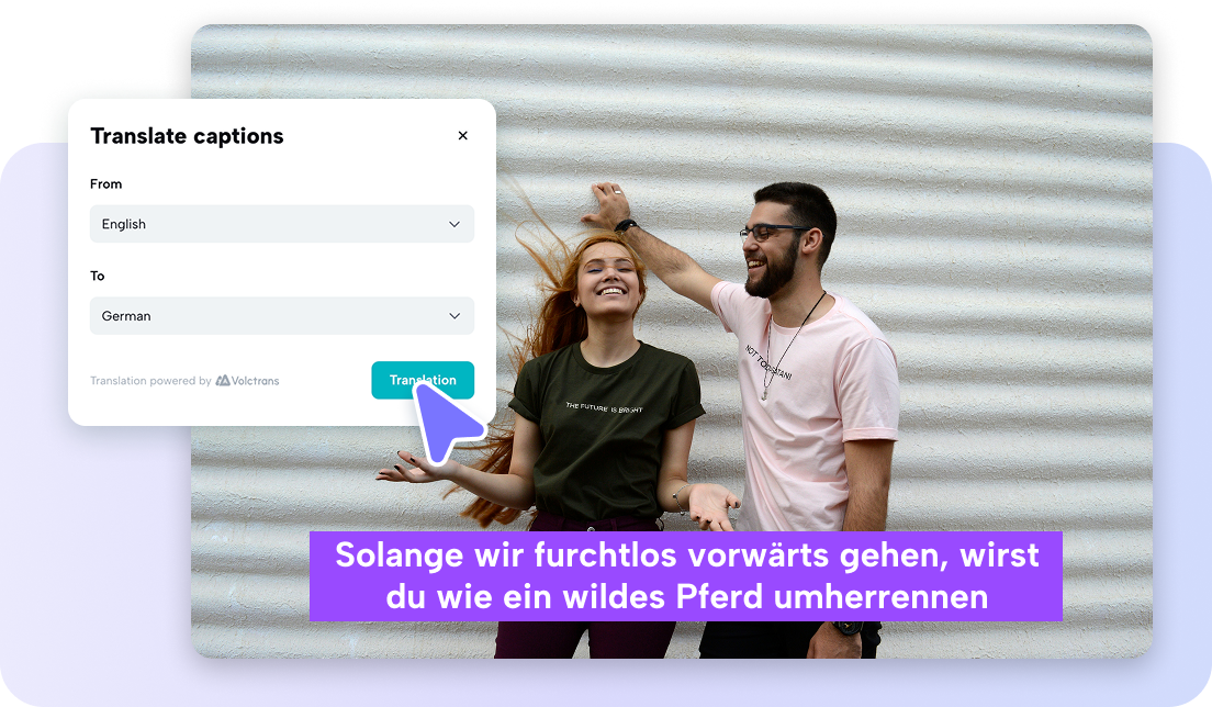 Multilingual translate for the text