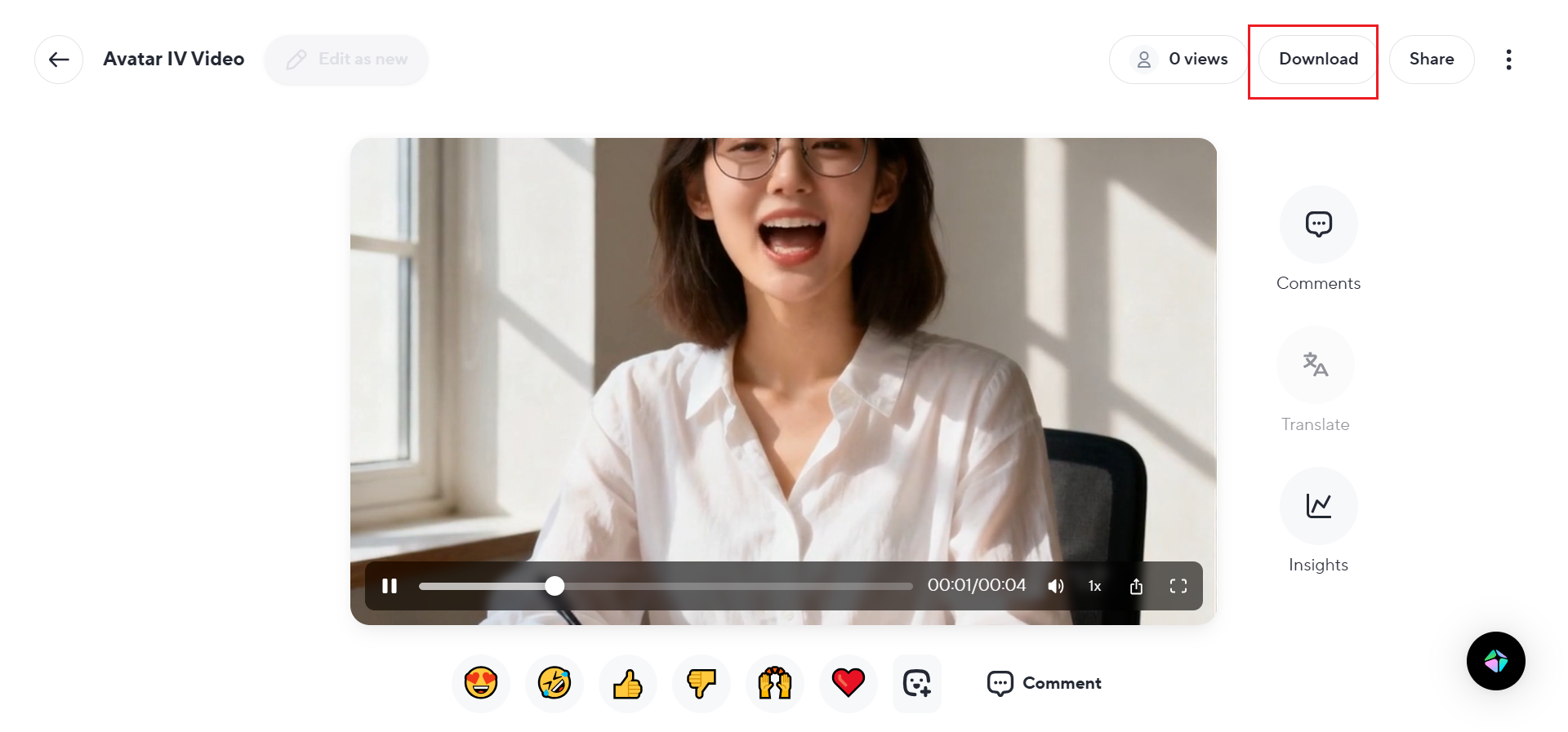 Genera y descarga tu video