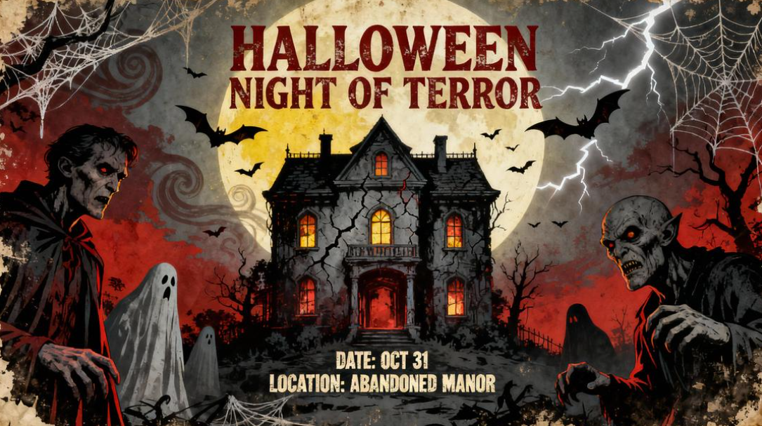 Poster of vintage horroe movie