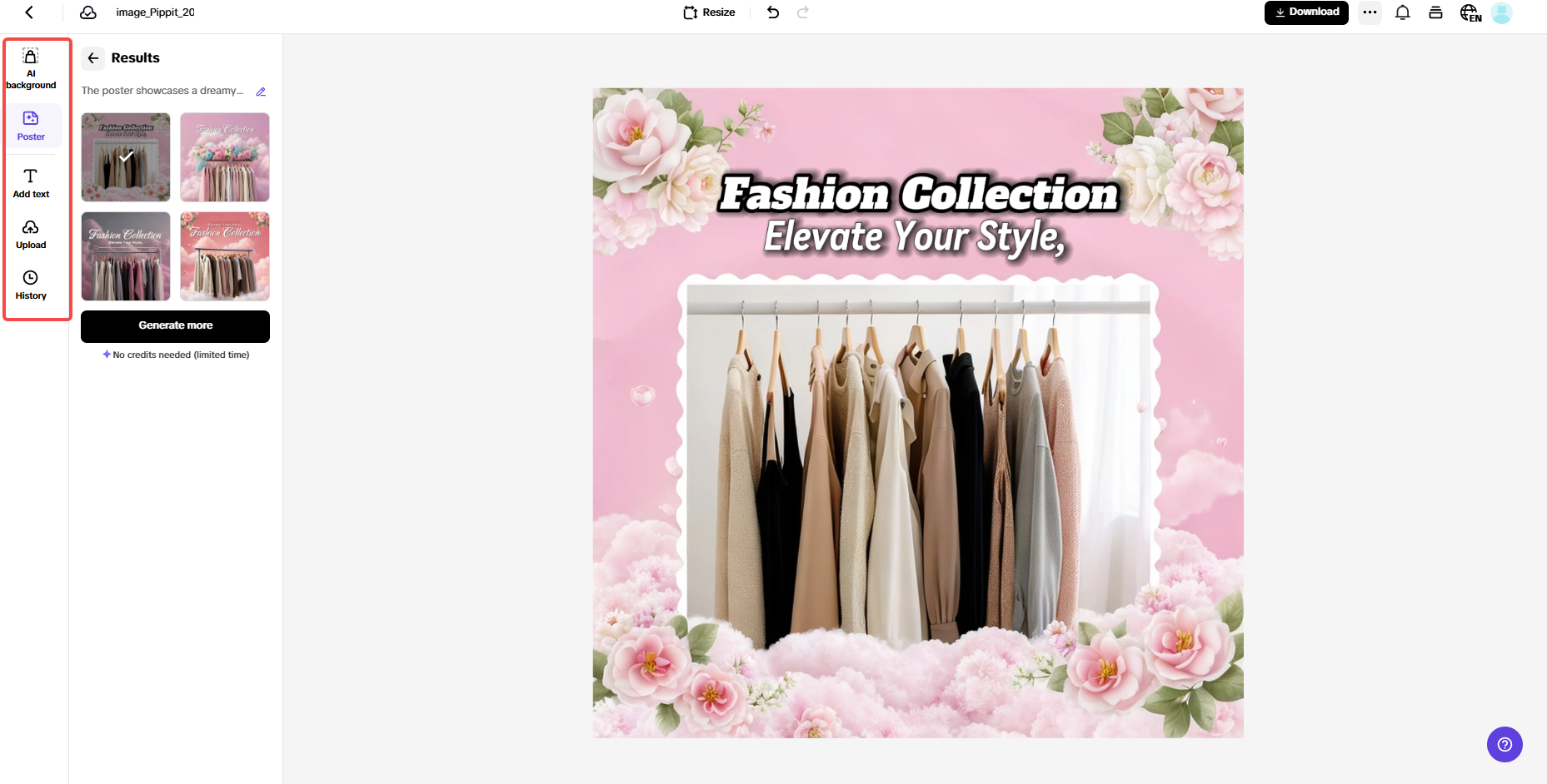 Customize your poster