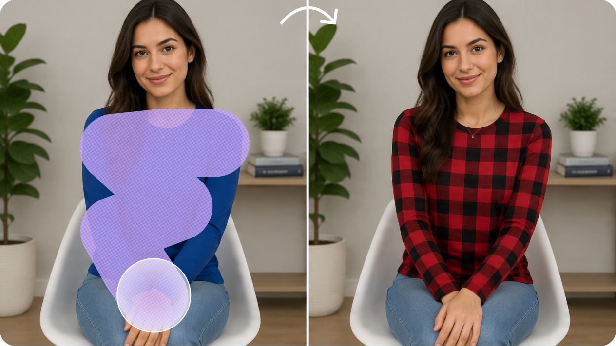 Polish every outfit with AI interactive editing