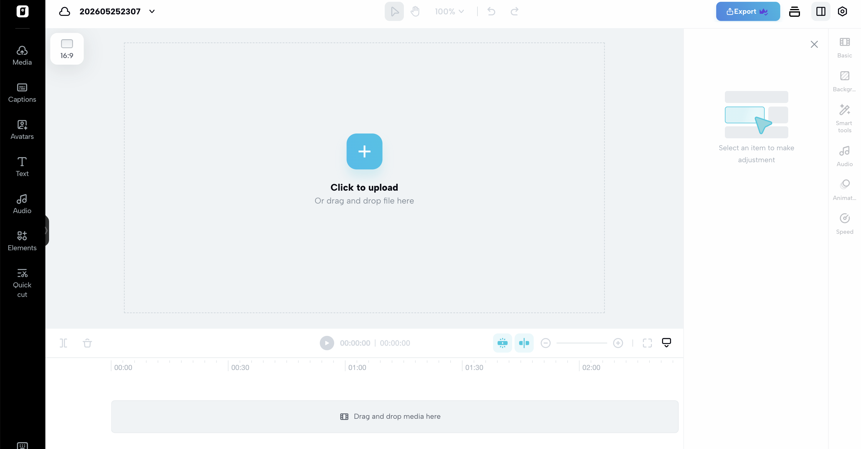 Upload a video