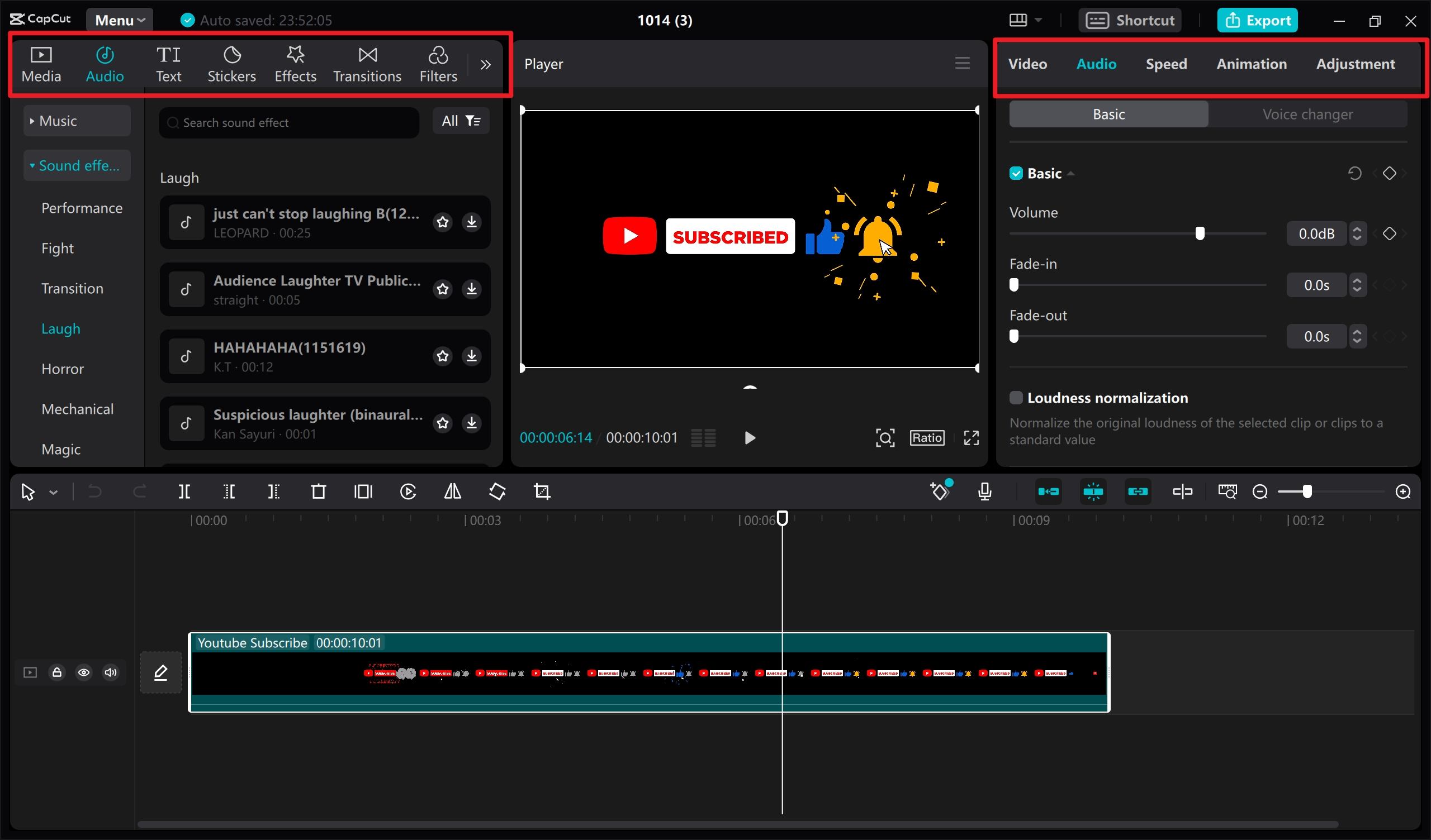 Edit and adjust your video