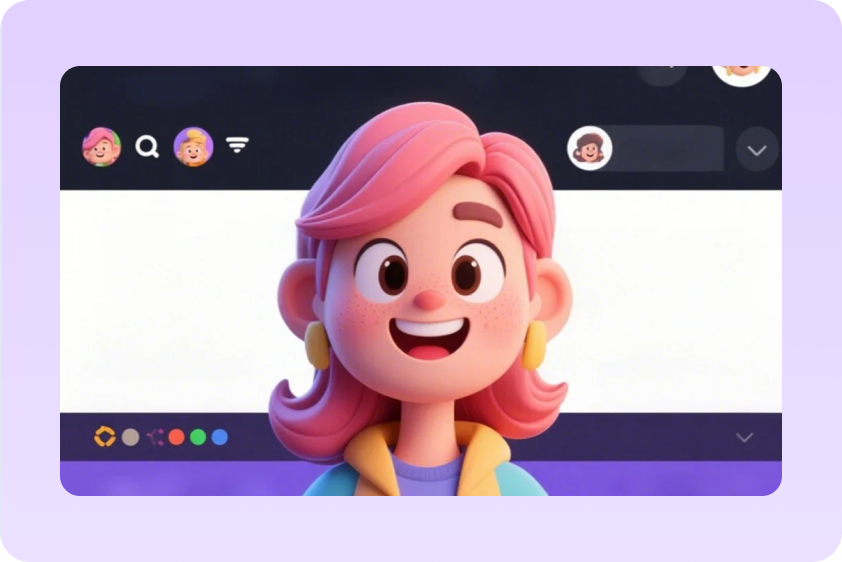 Pencipta avatar kartun kreatif