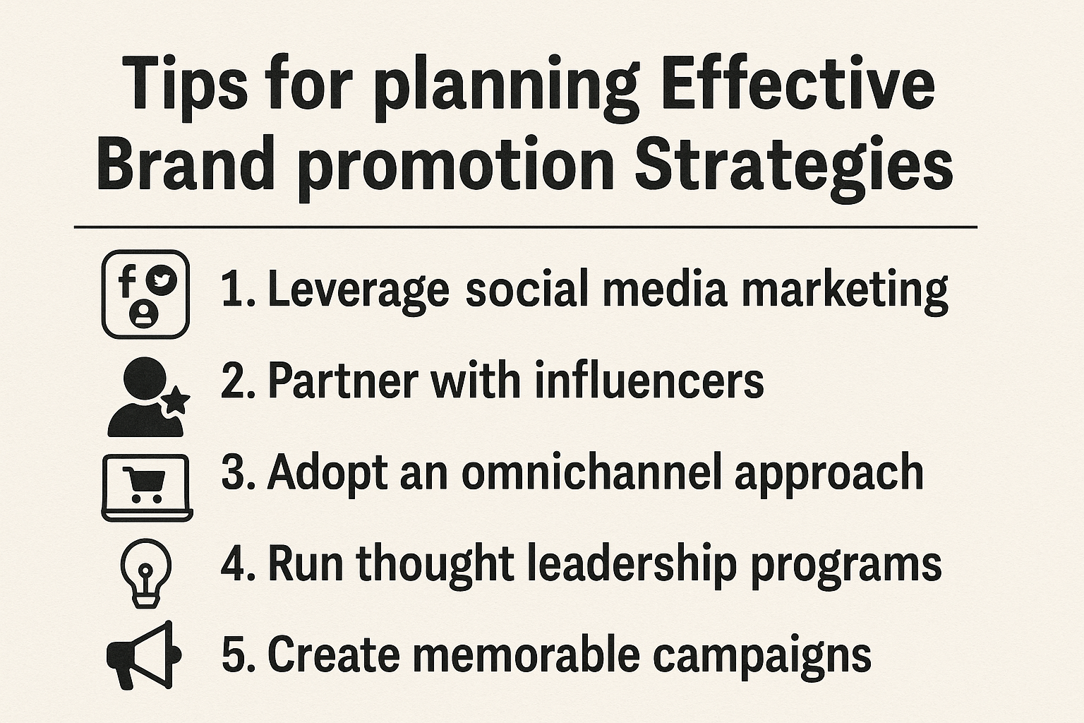 Proven methods for developing brand promotion strategies