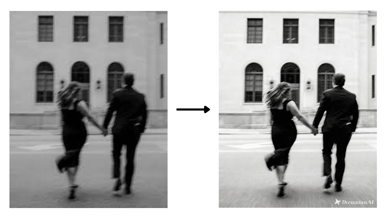 การใช้ AI upsceller เพื่อลับคมภาพถ่ายคุณภาพต่ำใน Dreamina