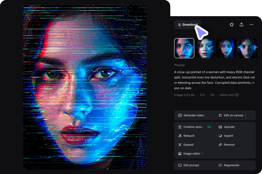 Refine and download