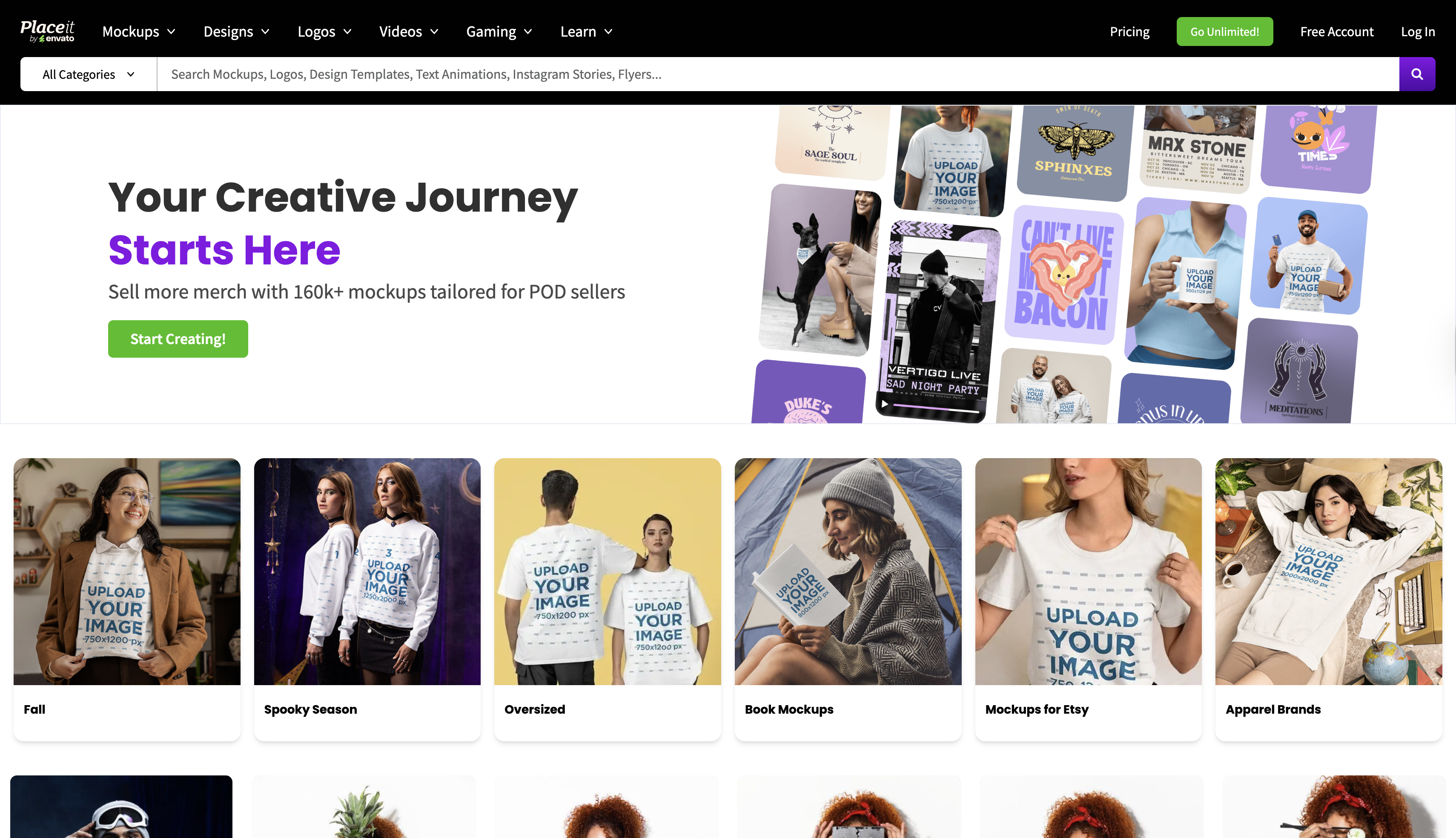 Placeit interface