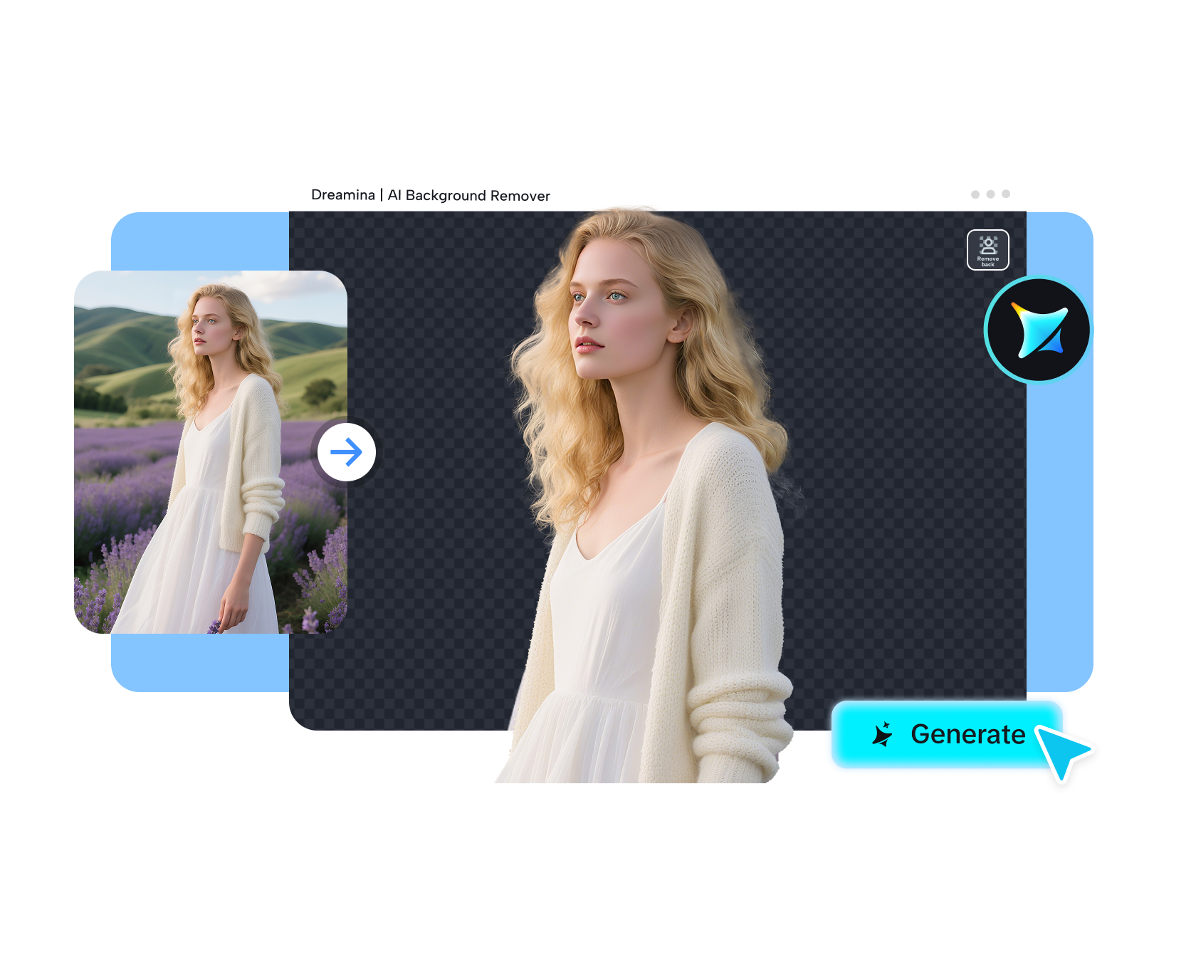 AI背景除去ツール