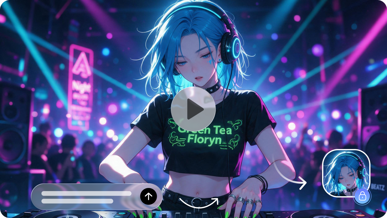  An animated hip-hop music video