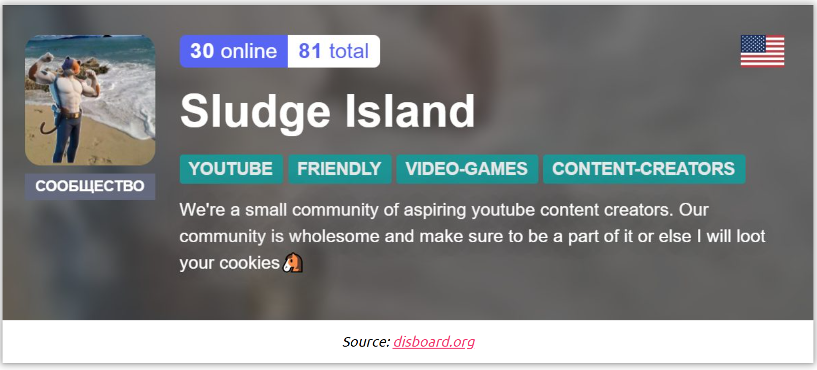Iszap-sziget - hirdesd a YouTube-csatornát a Discord szerveren