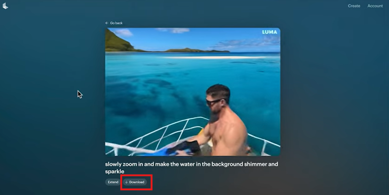 Generate videos
