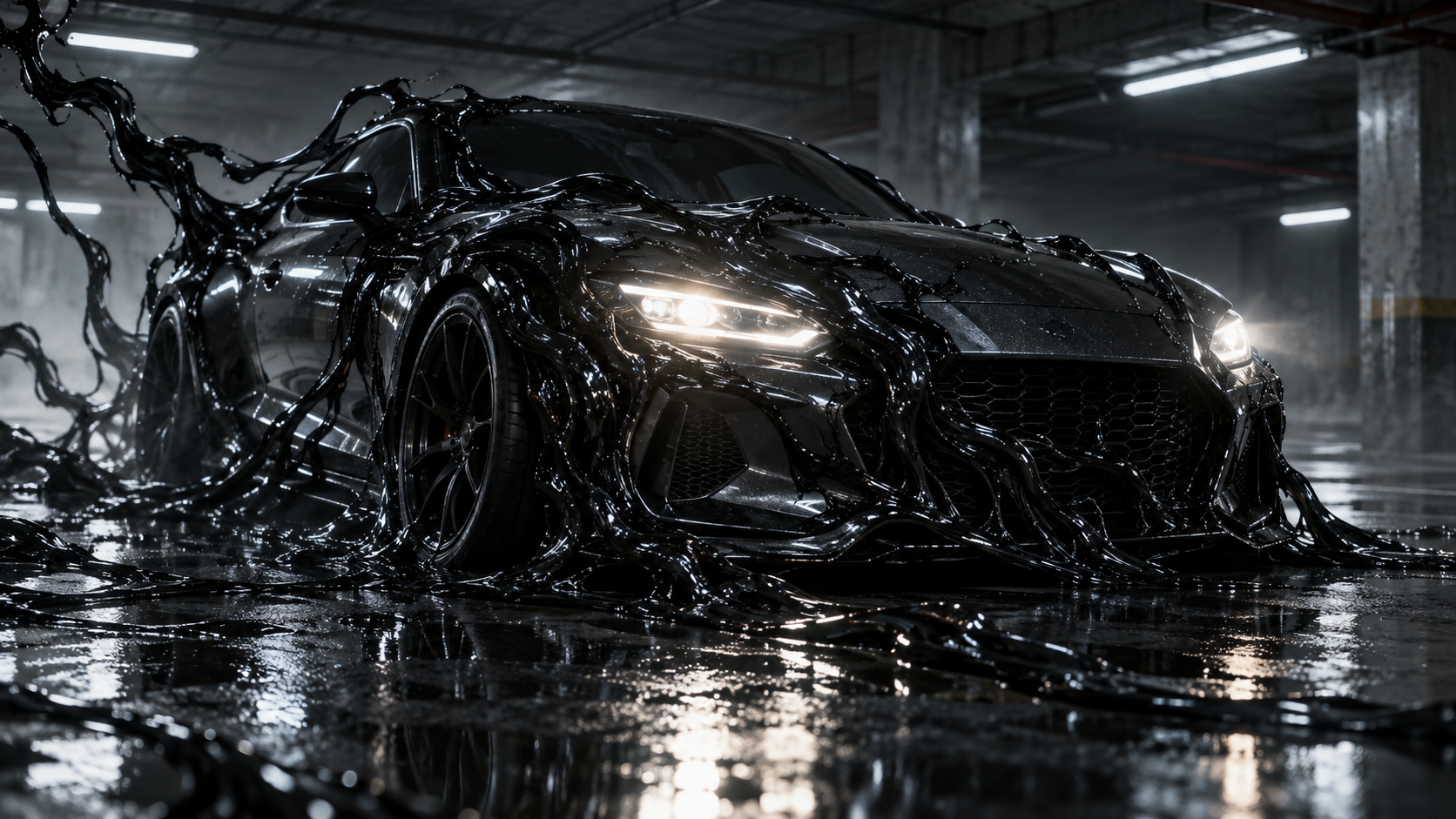 Venom car AI video generator example