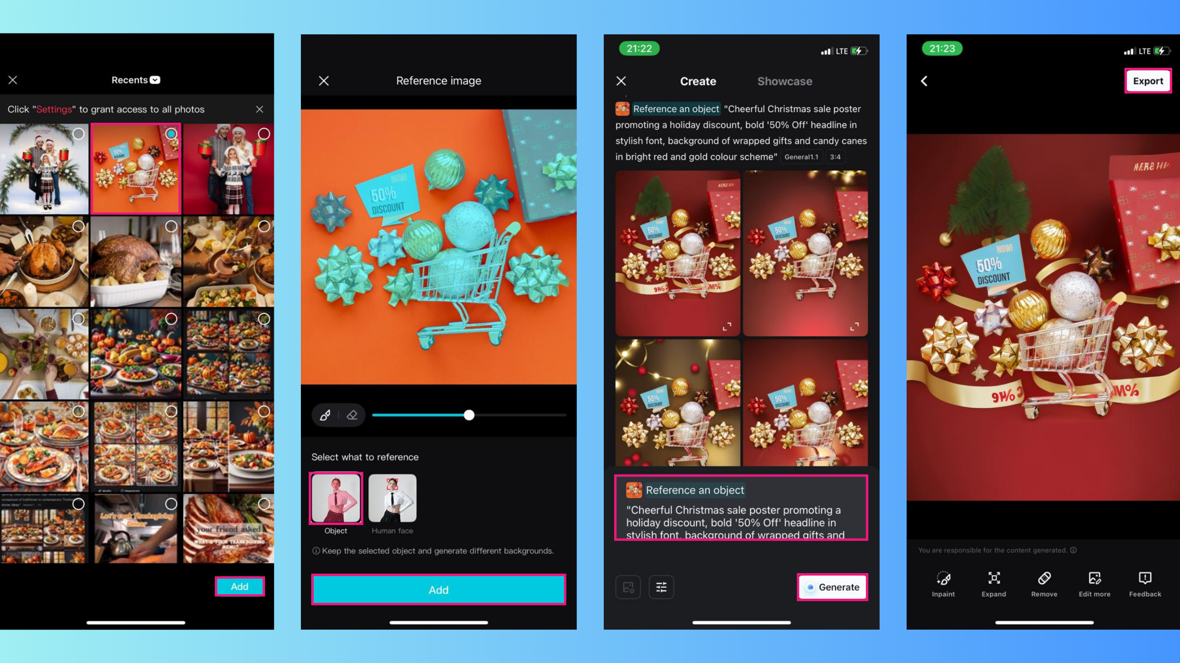 Holiday business promotion designs