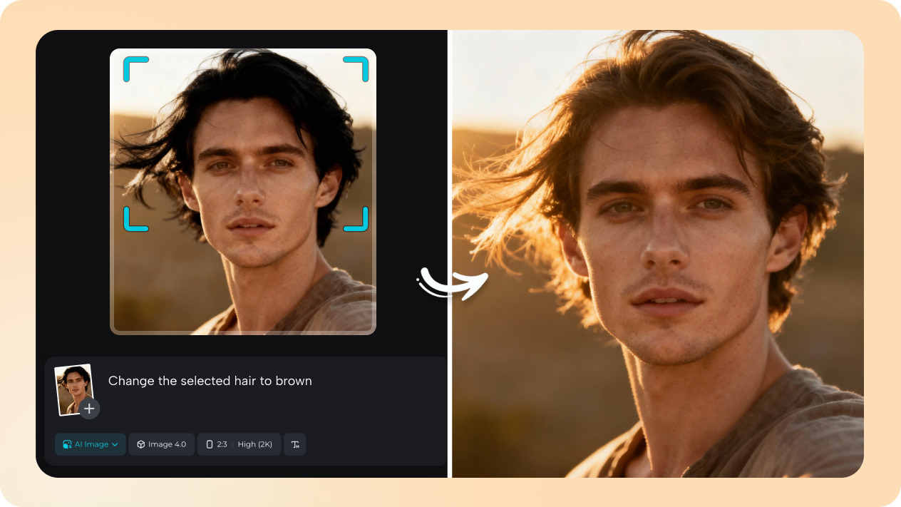  create with interactive editing