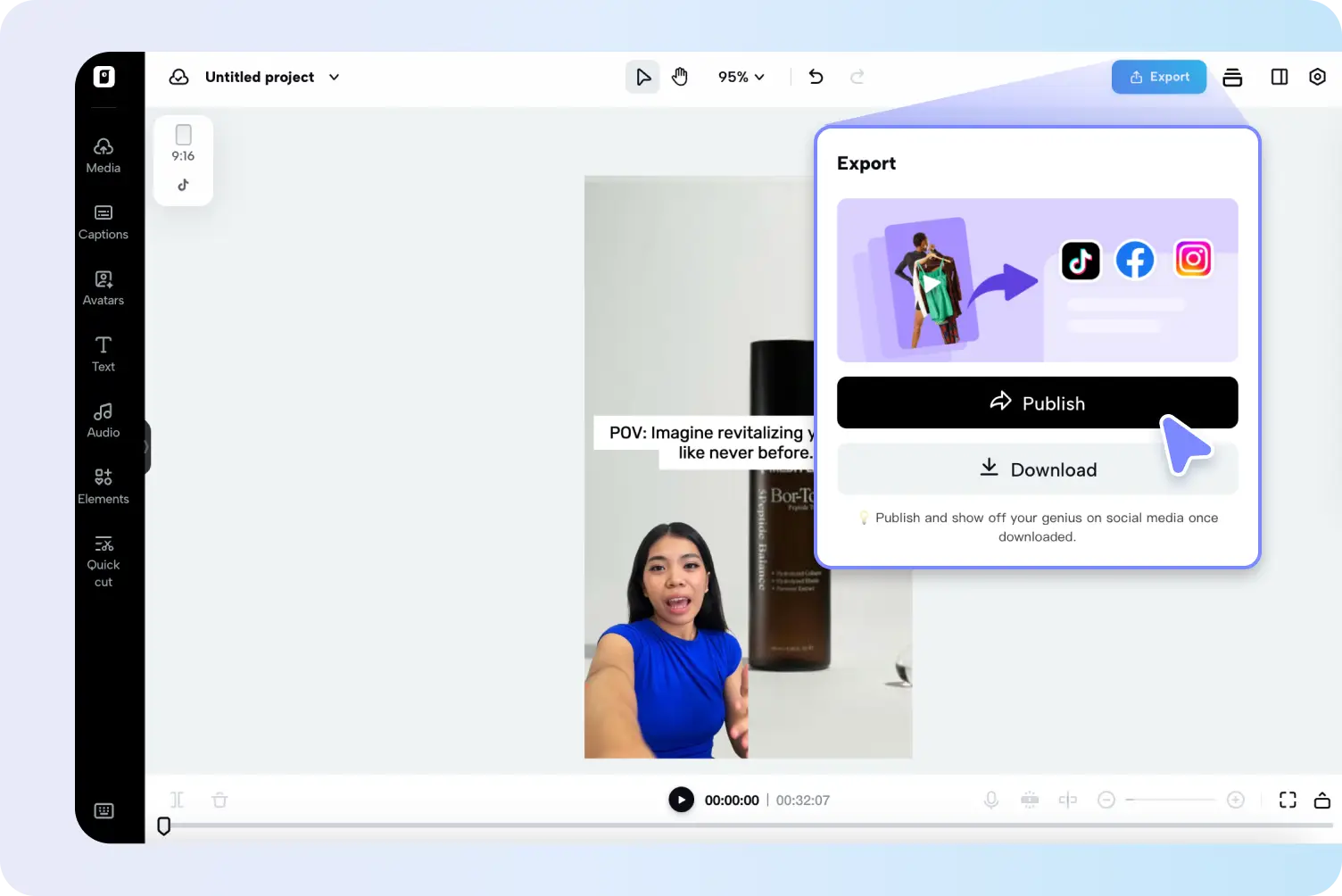 Step3_ Edit, export and publish across multiple platforms.png