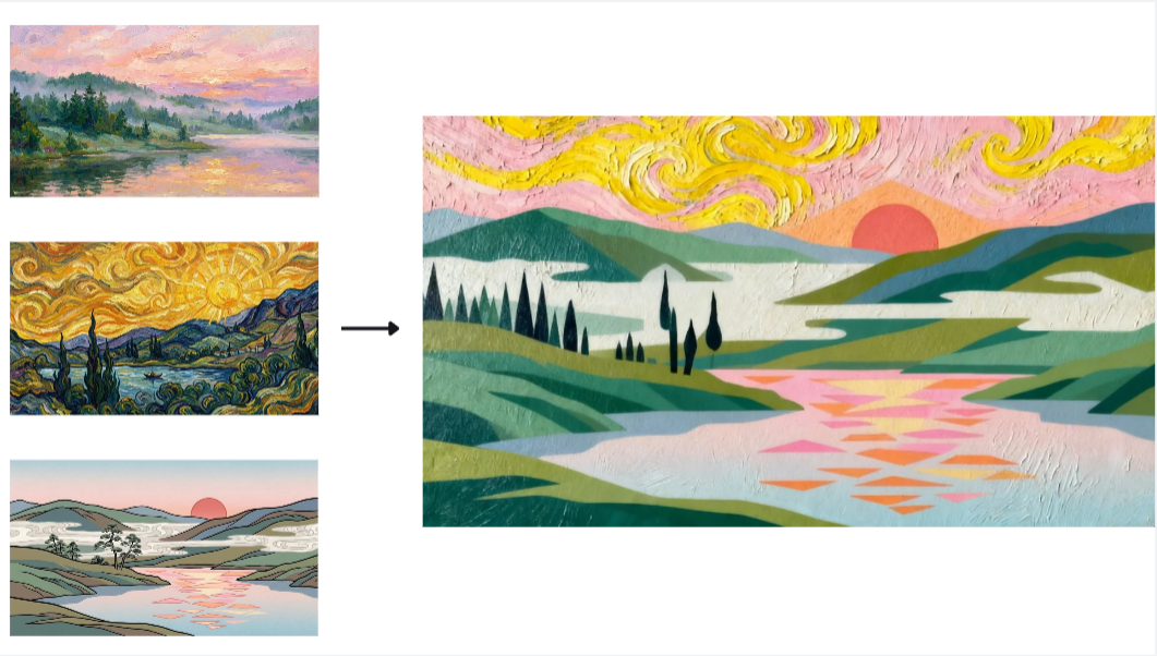 Multi-image fusion feature in Dreamina