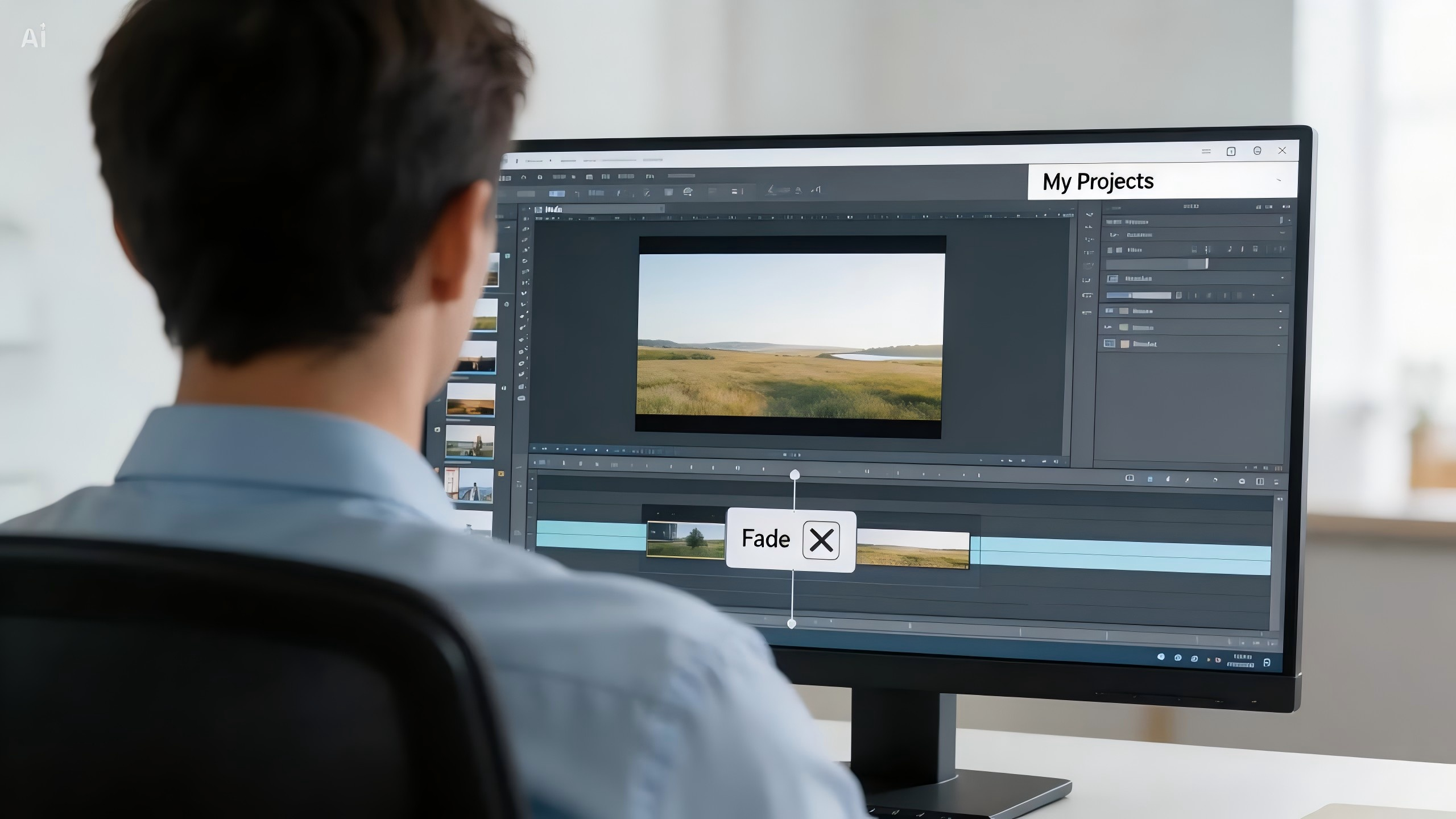 Adicione um efeito de fade-in