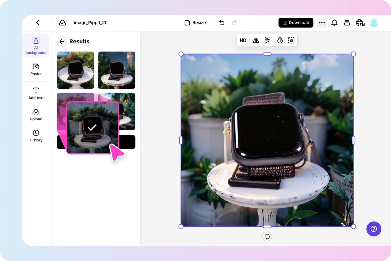 Edit with AI tools