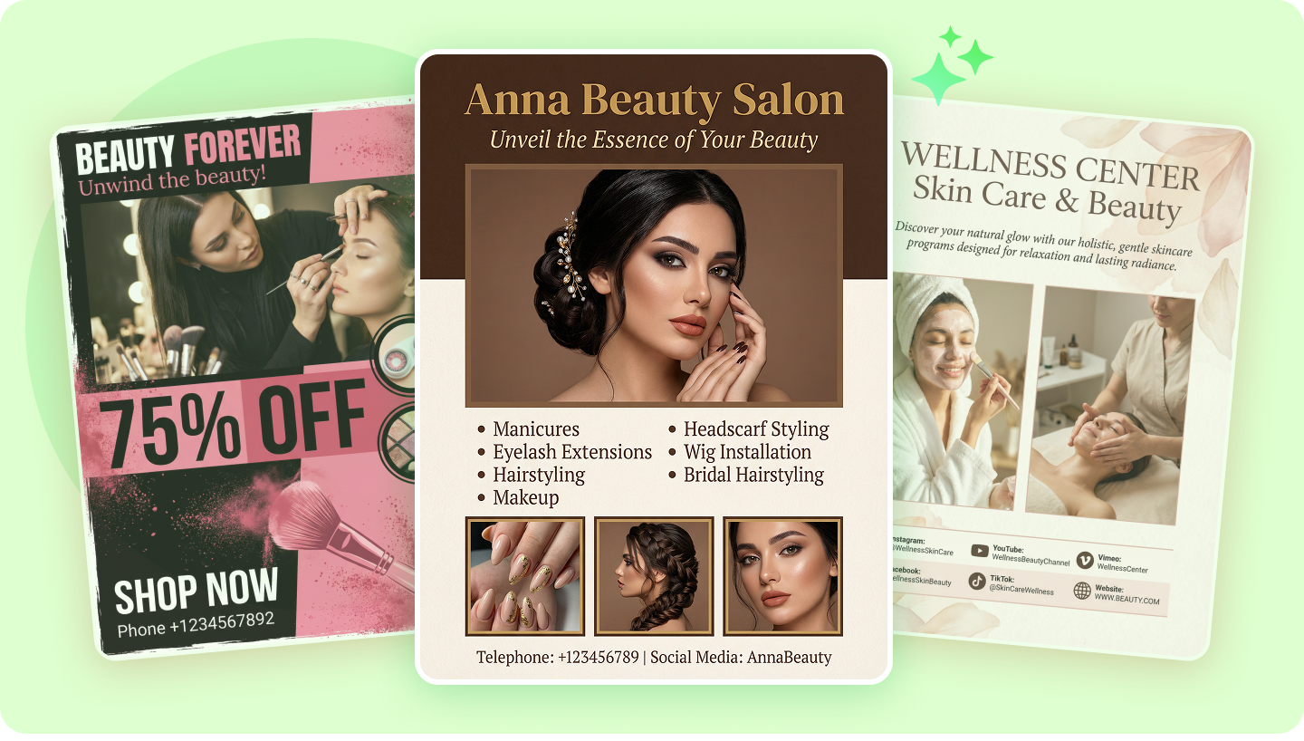 Beauty Salon Flyer: Inspirational Ideas & Easy Way to Create