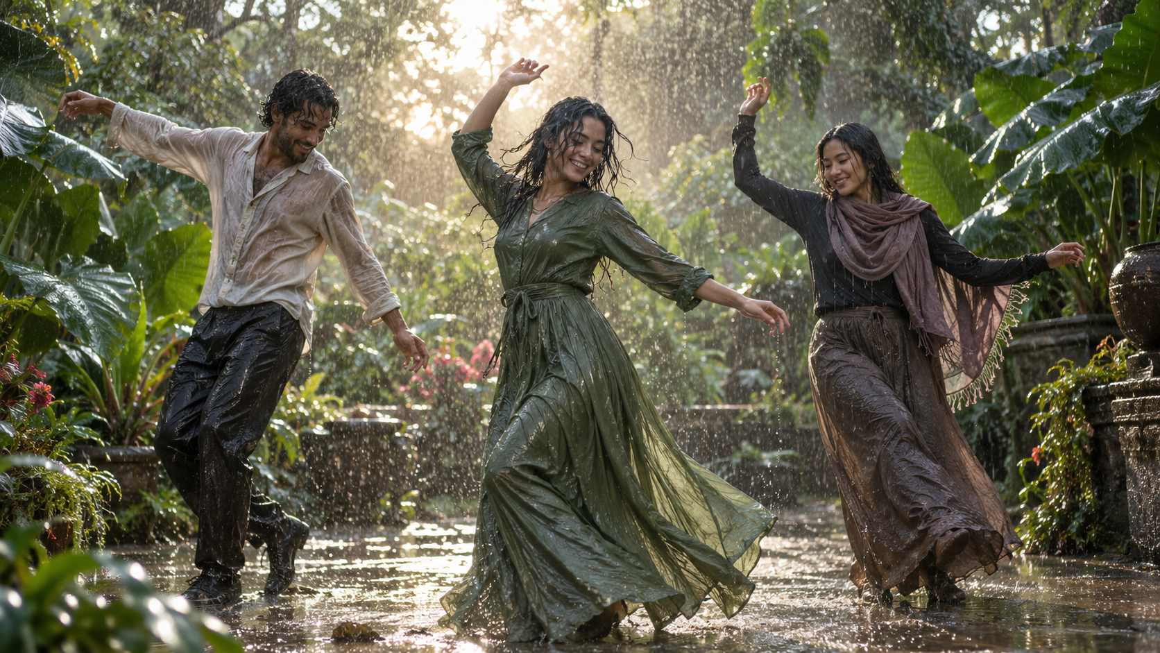 Rainforest Ritual-Inspired Movement voorbeeld voor raindance ai video generator