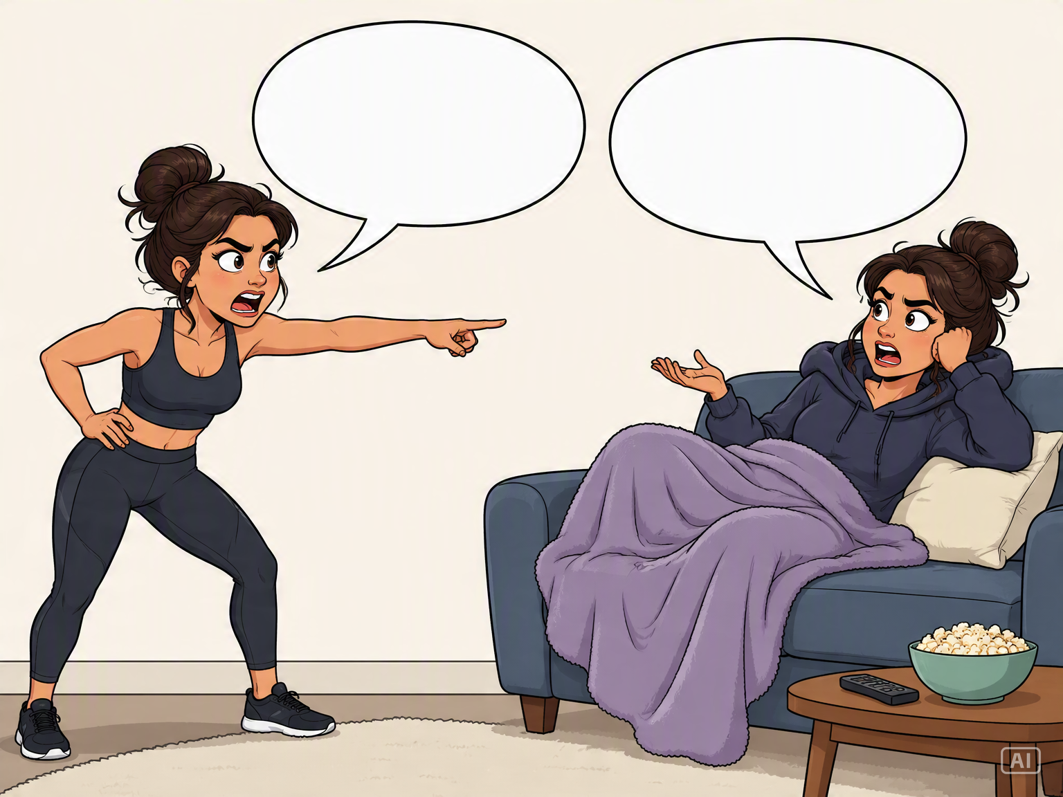 Talking to myself gym meme image generated by Pippit