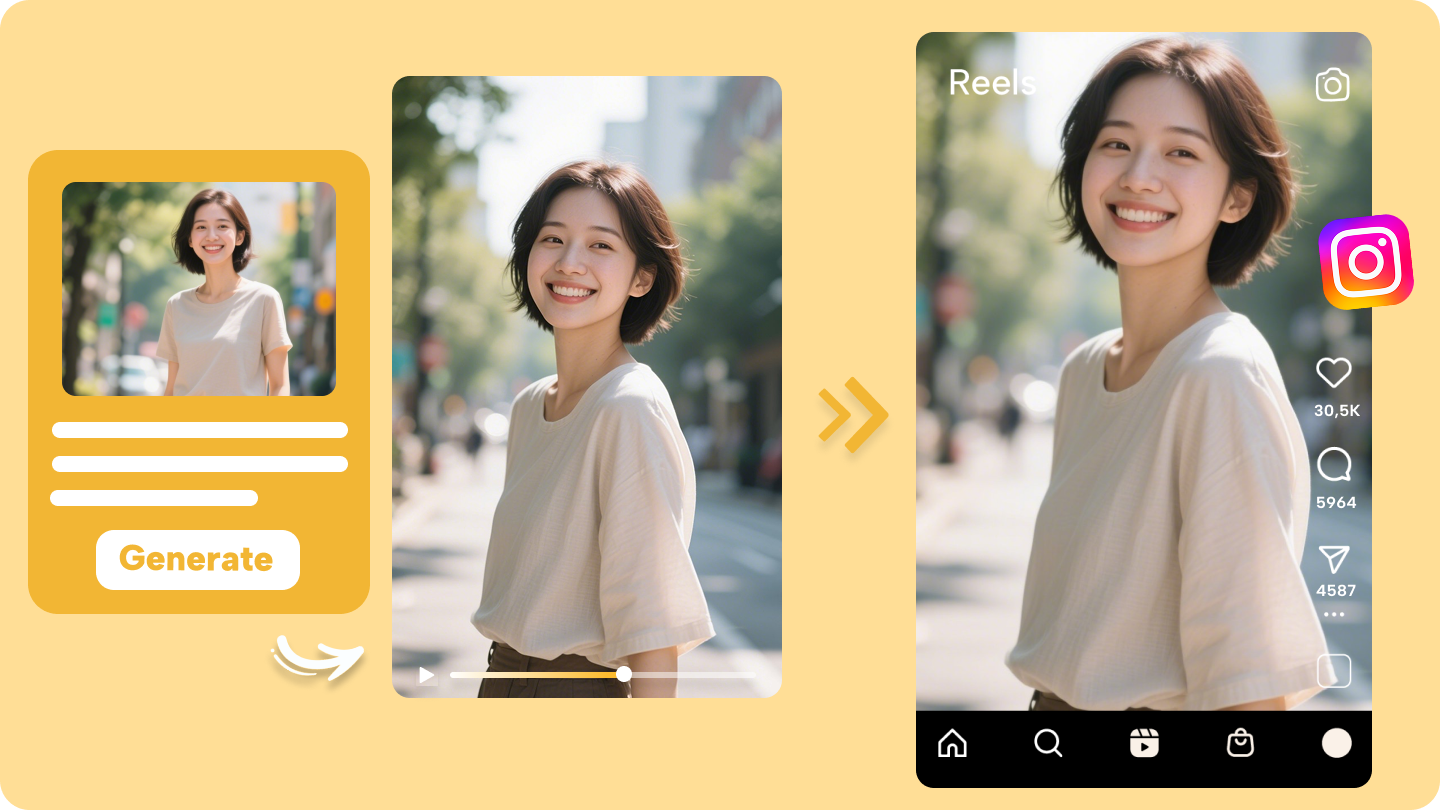 Creador de videos para Instagram