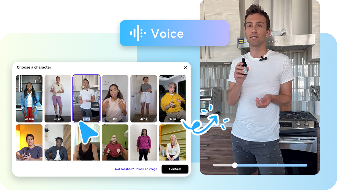 Ability to select your preferred AI avatar