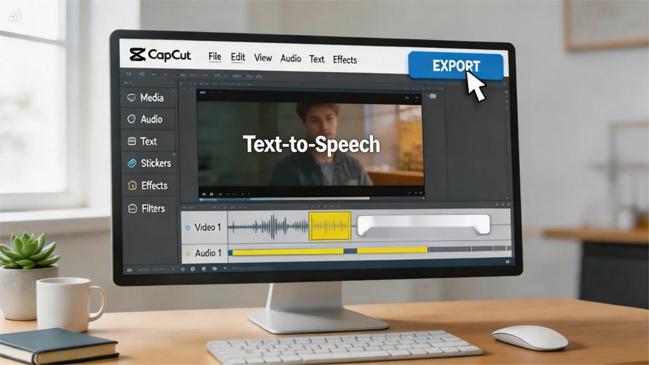 text to speech dalam CapCut