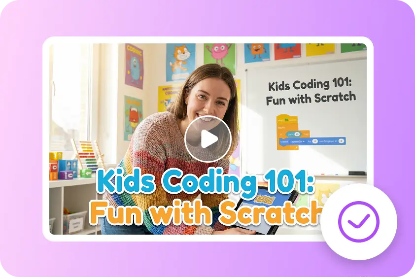 Learners complete each step