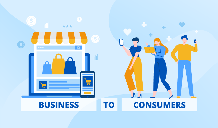 Contoh e-dagang Business-to-consumer (B2C).
