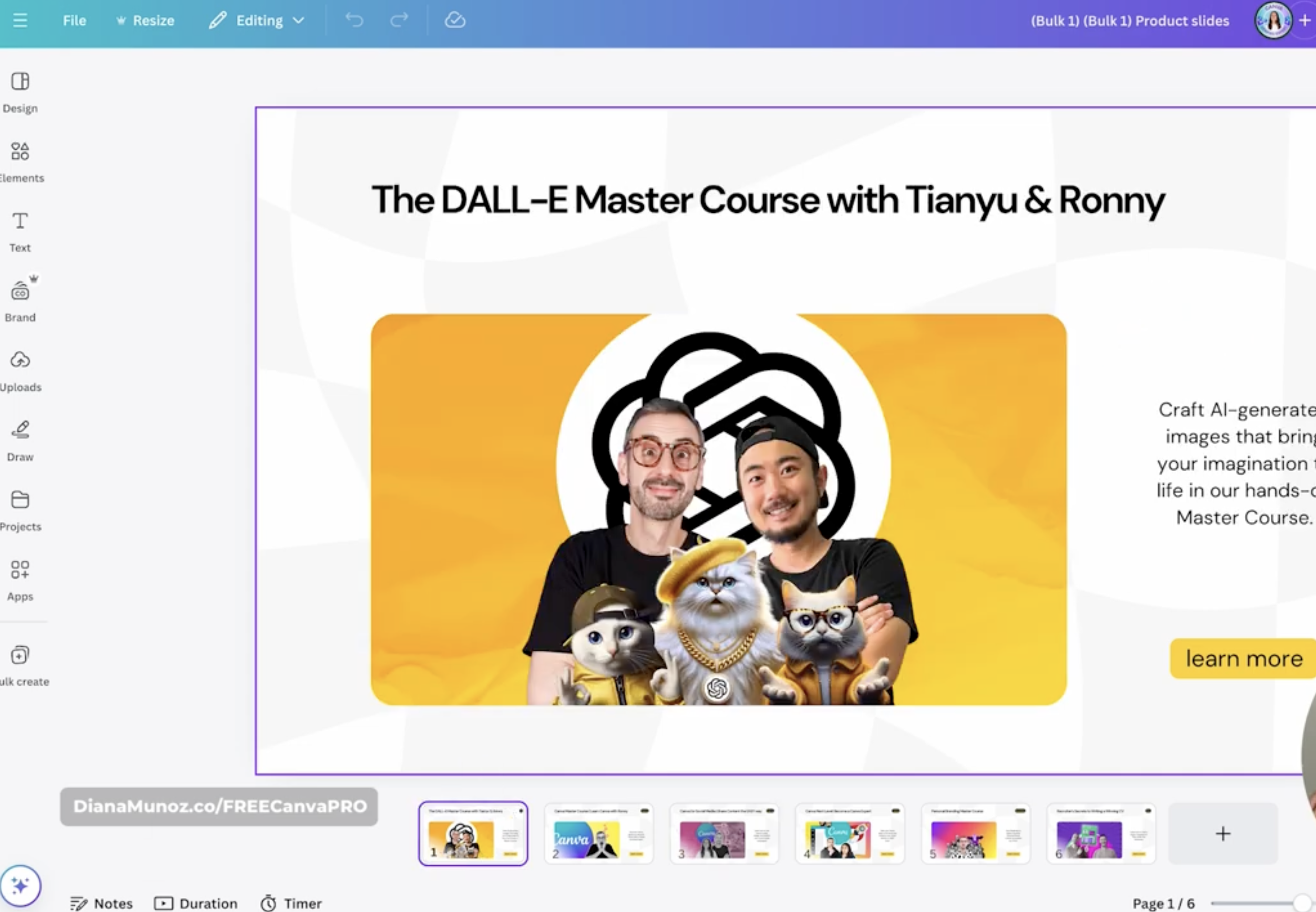 Generate multiple designs