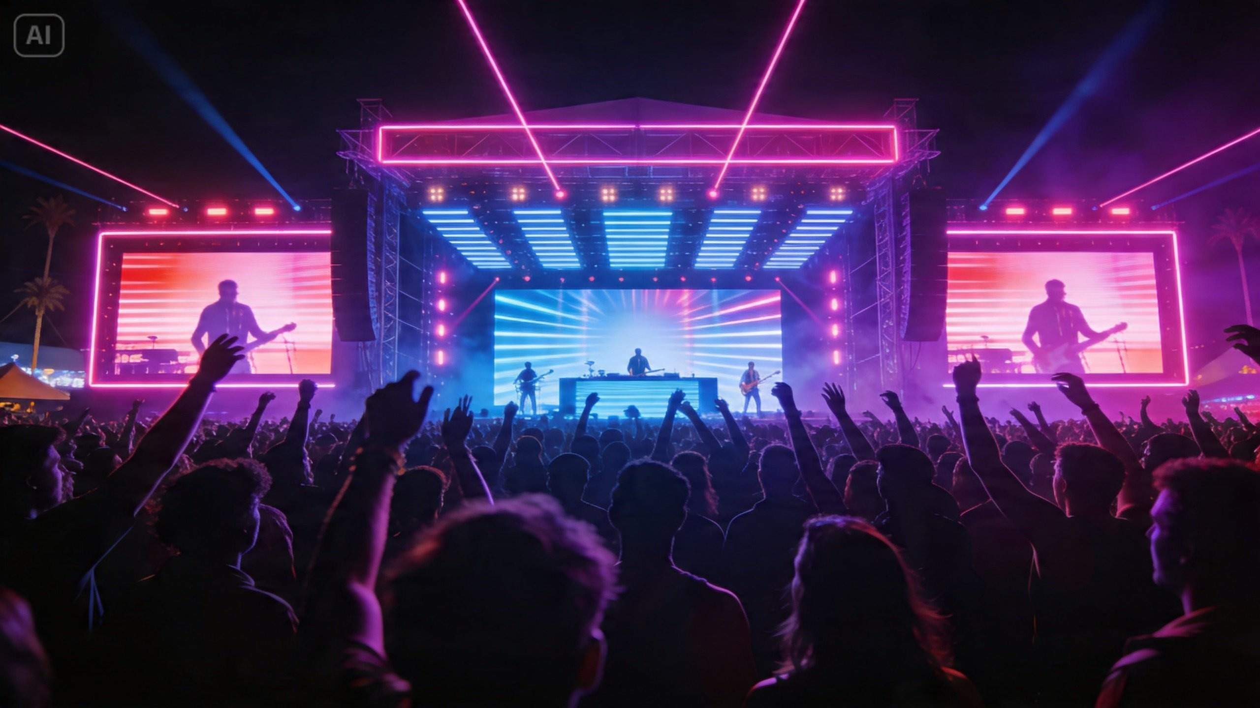 AI Coachella photo prompts step