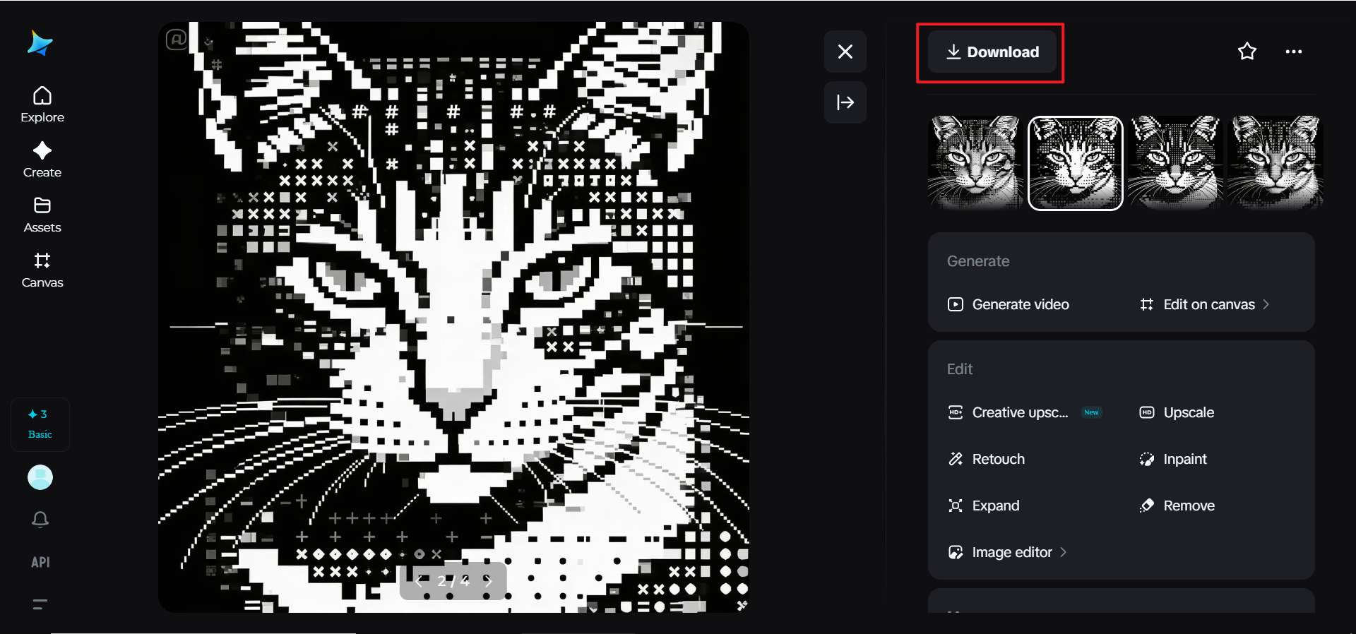 Download your ASCII art image