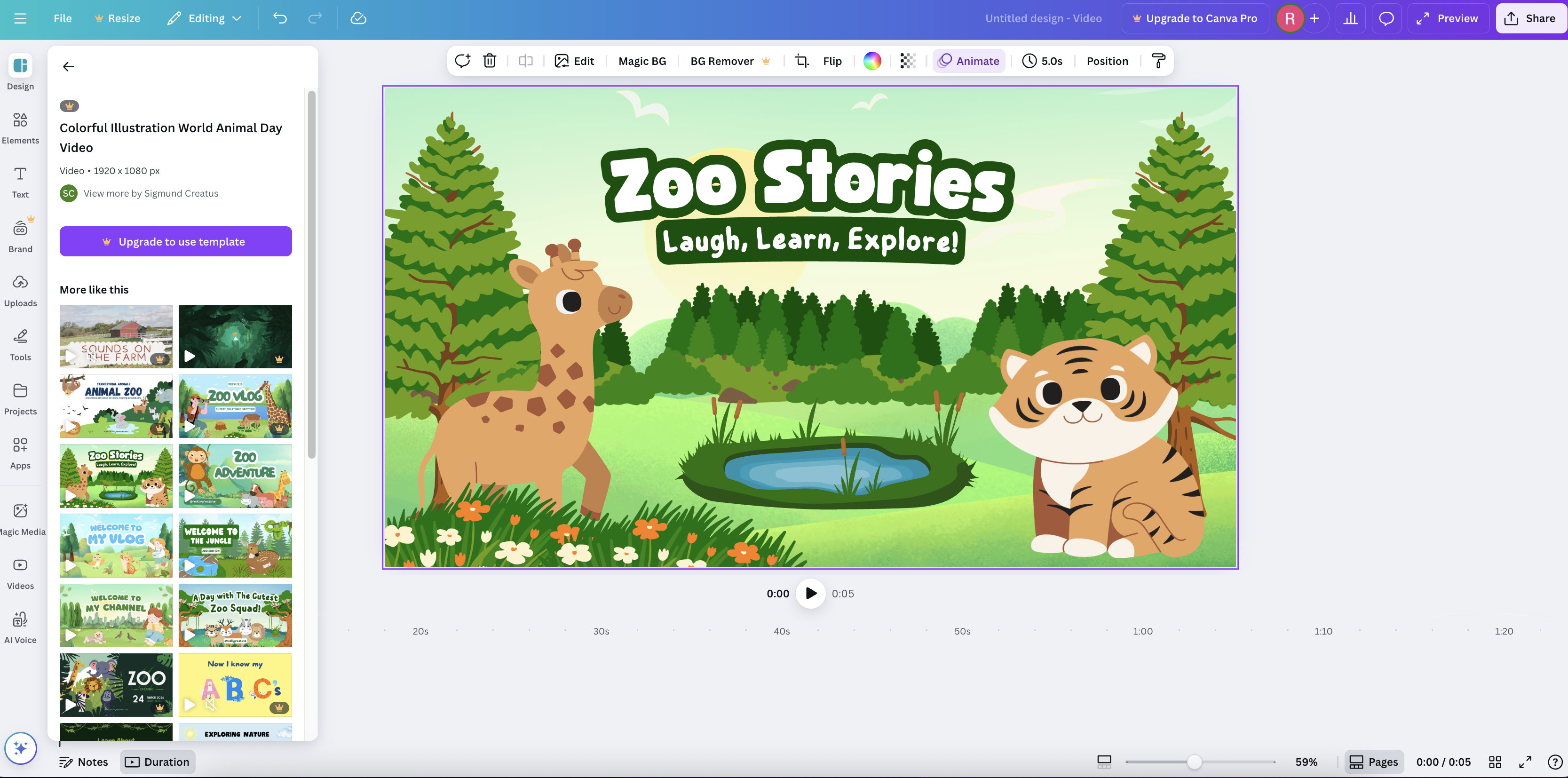 Canva anime video AI art generator free software