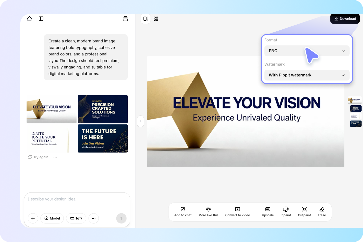 Download your brand image