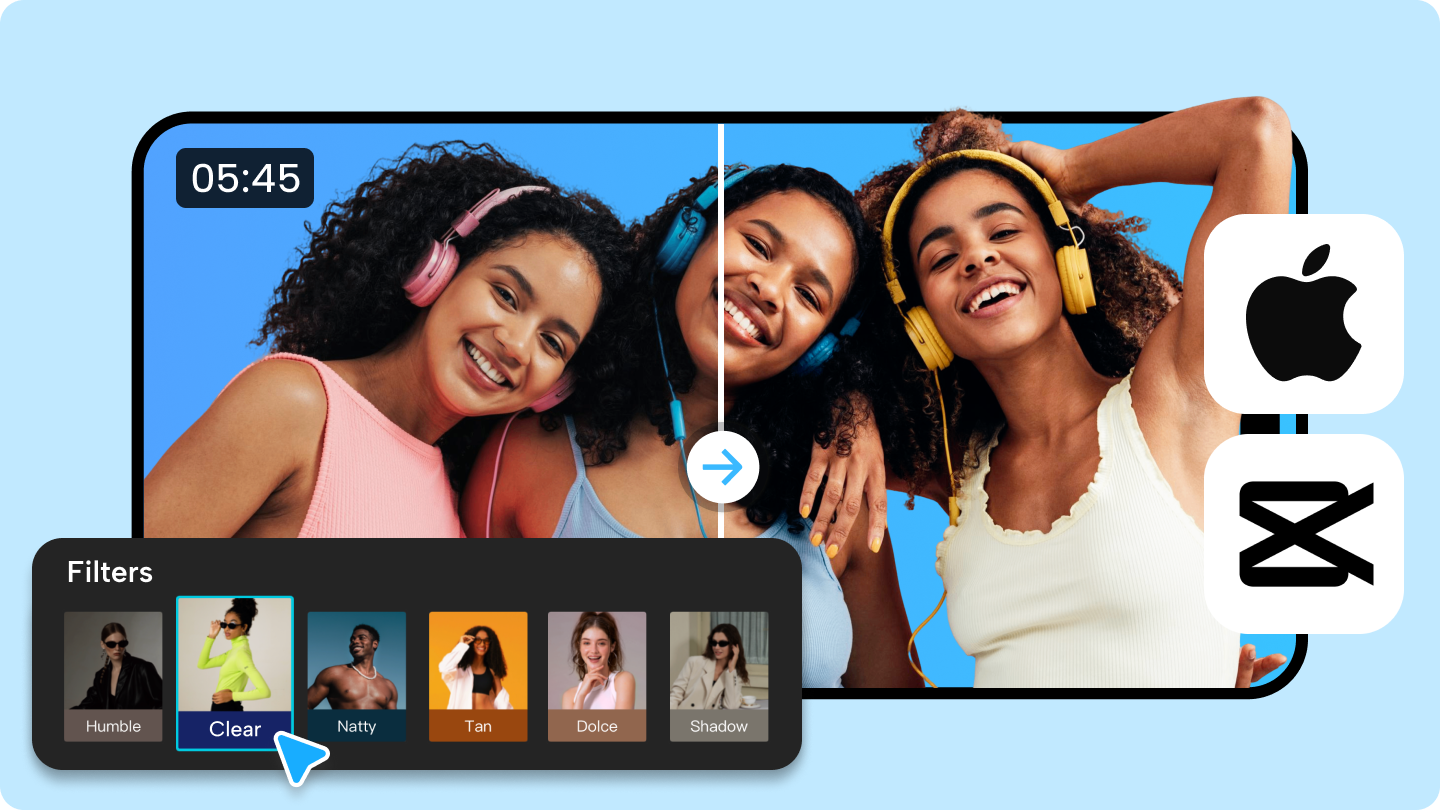 Filtros de vídeo para iphone