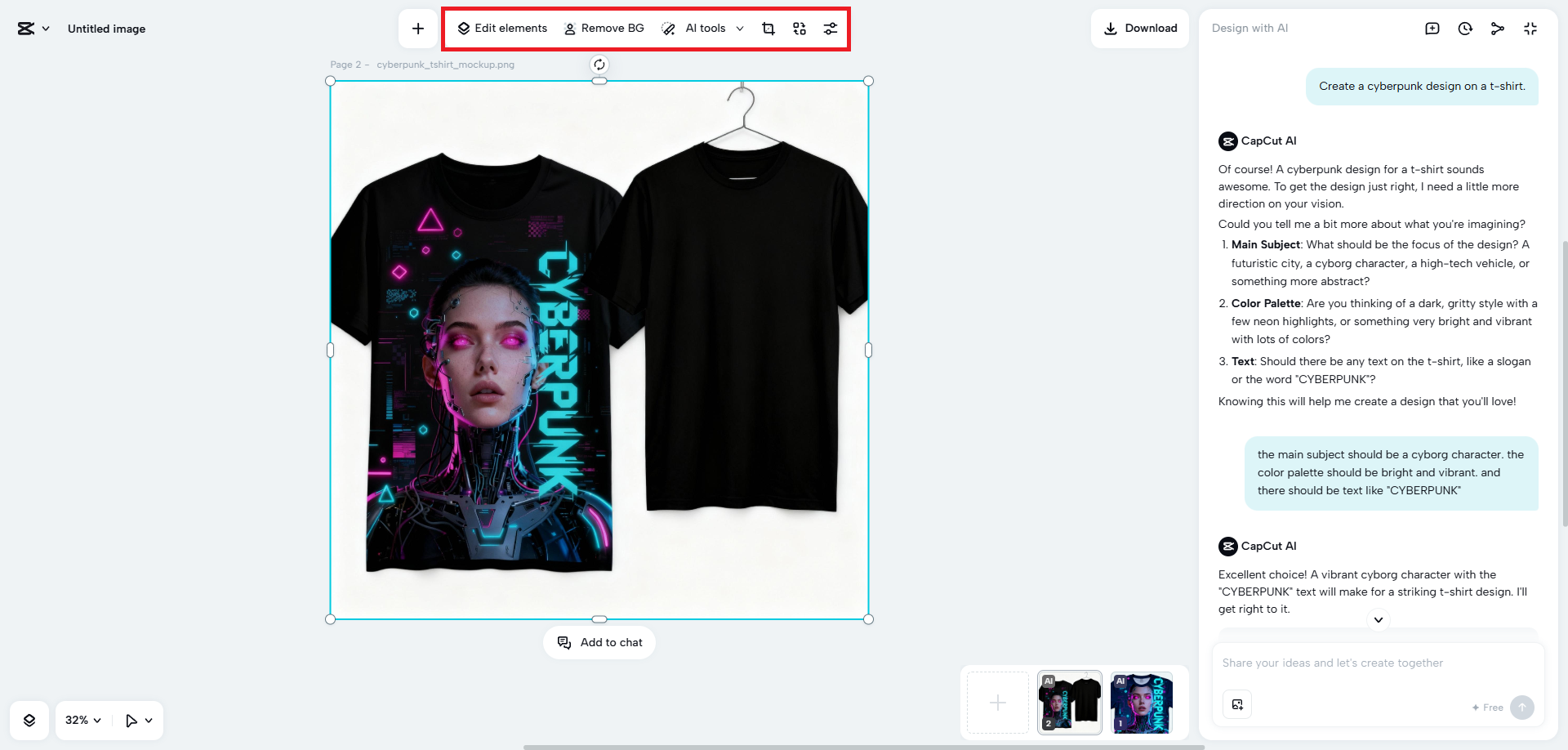 Perform image characteristic adjustments