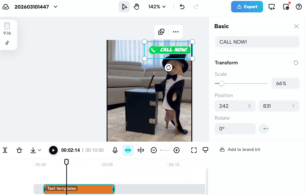 Remove the Sora AI watermark with a text overlay