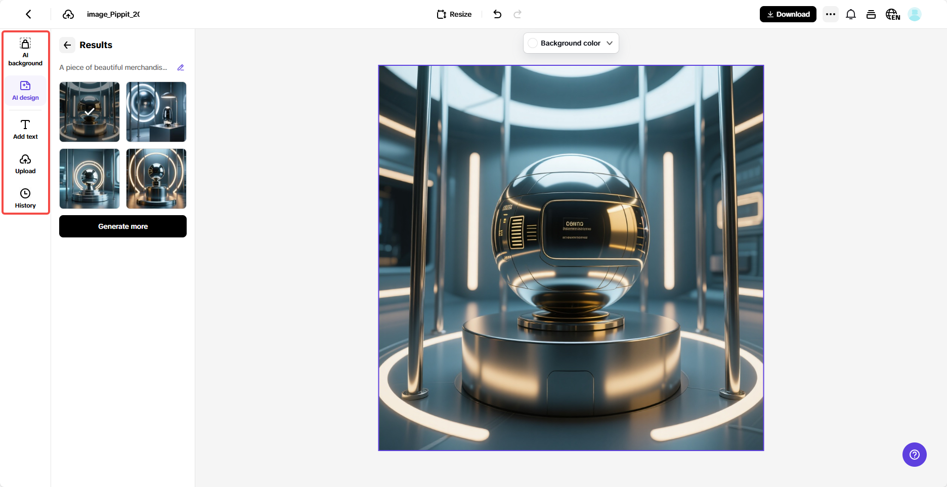 Edit and customize your image